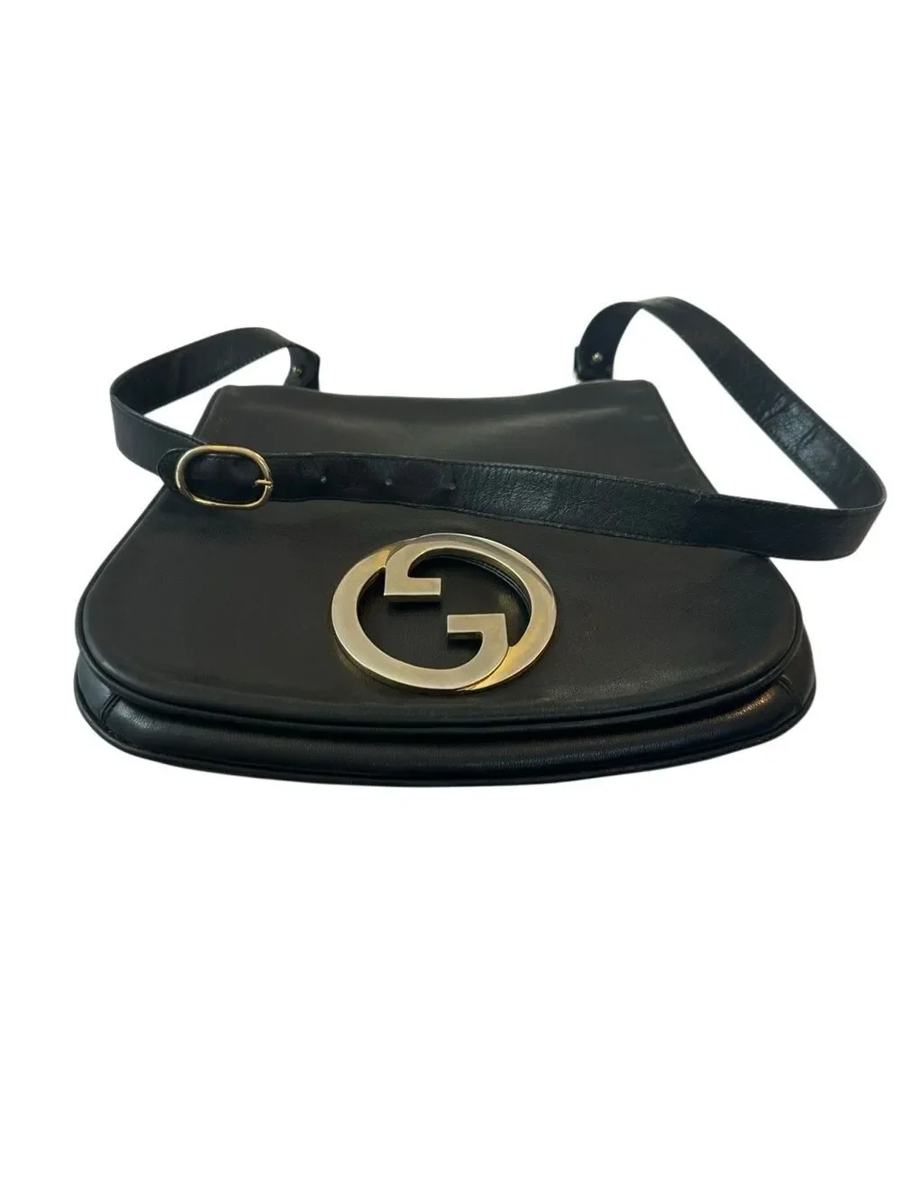 Gucci black leather